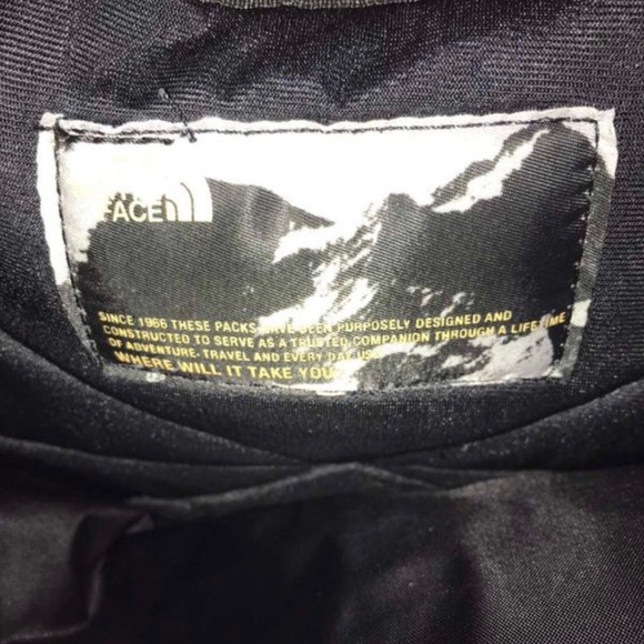 Supreme x north face gold backpack